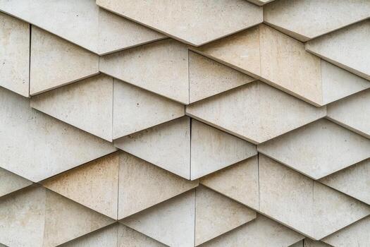 Textured concrete wall design showcases modern architectural patterns photo