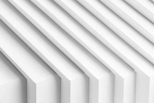 Lines of white texture create a modern and clean visual effect in a design space photo