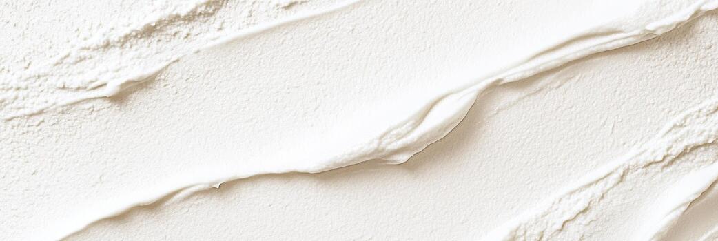 Texture of smooth white plaster on wall showcasing artistic patterns photo