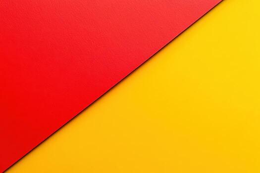 Bright red and yellow diagonal color block background for creative design photo