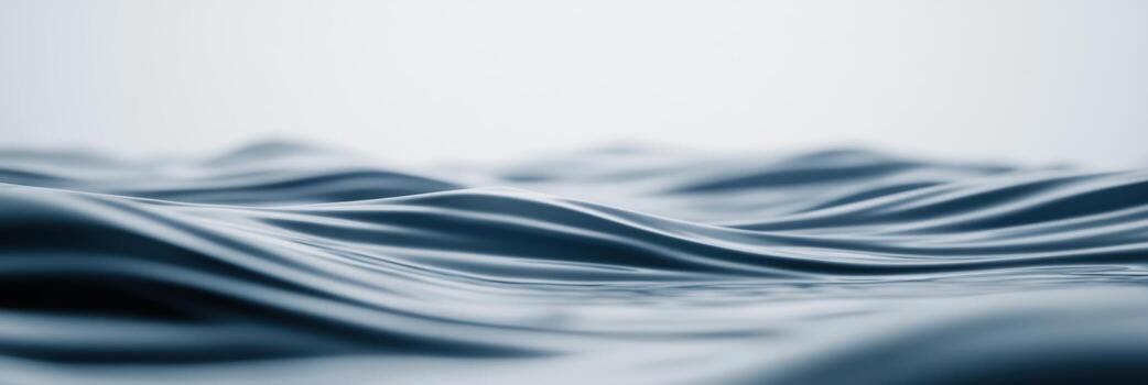 Calmand gentle waves on the surface of a serene body of water photo