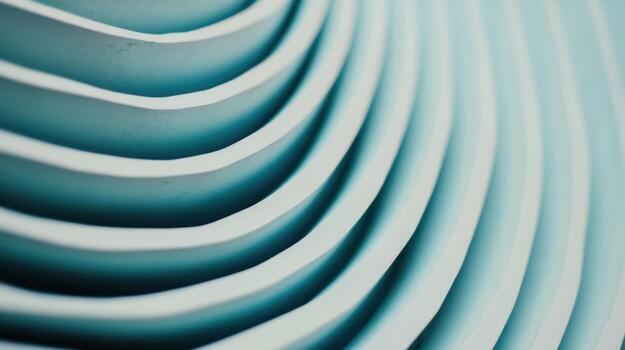 Abstract close-up of layered textures in soft blue shades photo