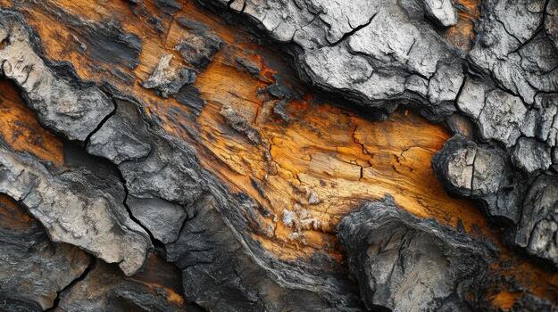 A close up of the bark of a tree photo