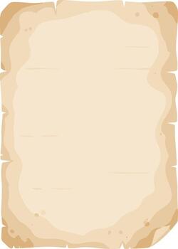 Grunge Style Aged Texture Scroll Background for Message Template Design vector