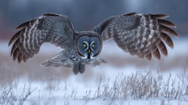 The Spectral Stalker of the Winter Gloom photo