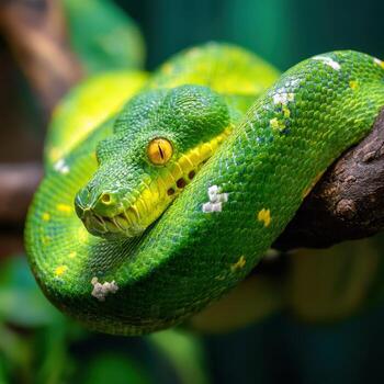 The Trance Inducing Coil of the Green Snake photo