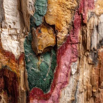 The Colors Of Petrified Wood In An Abstract Titled Rainbow Earth photo