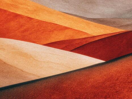 The Layered Patterns Of Desert Dunes In A Minimalist Abstract Print photo