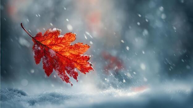 A Leafs Final Colorful Journey to the Ground photo