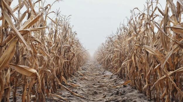 The Stillness of November Fields Once Harvested photo