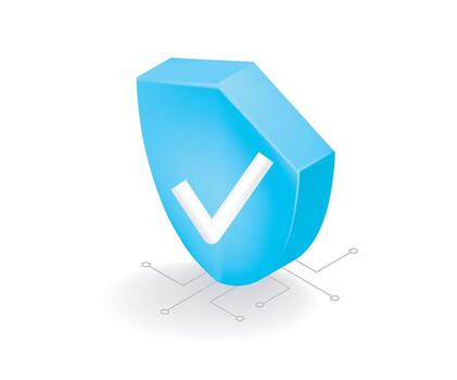 Active security network concept vector