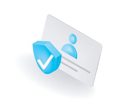 Security user data privacy concept vector