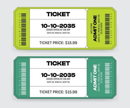 admit one ticket templates. Ticket for Event or Program Access, Retro ticket concert and festival event vector