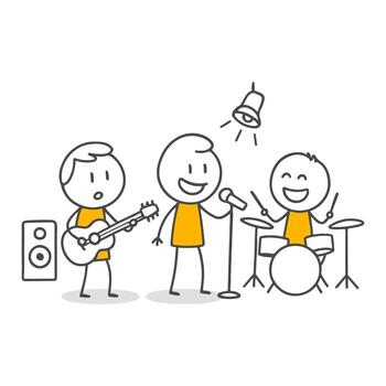 For children, music is not just sound, it's a path to confidence, joy and learning. vector