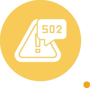 puerta error malo puerta glifo circulo vector