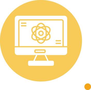 reaccionar marco de referencia ui componente glifo circulo vector