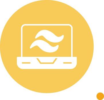 viento de cola utilidad clase sábana glifo circulo vector