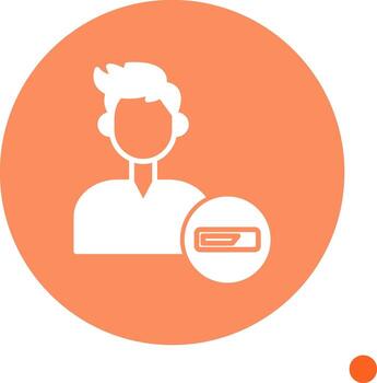 Run Program Script Glyph Circle vector