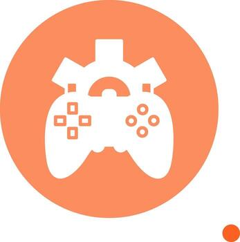 Cross Platform Game Engine Glyph Circle vector