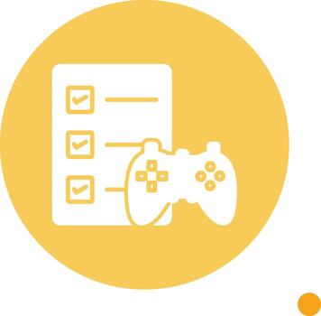 Early Access Game Beta Glyph Circle vector