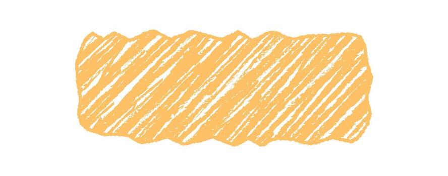 Wavy crayon scribble text box stands out with diagonal sketch and fluid rectangle label format. This textured banner background frames text as a bold graphic element for creative layouts. vector