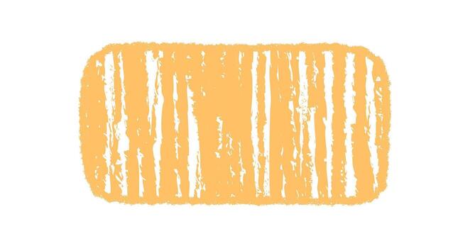 Vertical crayon scribble textbox with fluid banner frame. Rectangle box illustration in sketchy style as background, label or text element, perfect for creative designs and modern layouts. vector