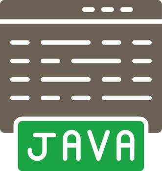 Java Handcrafted User Interface Symbol vector
