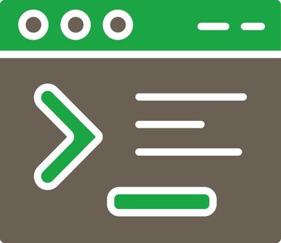 mando línea usuario interfaz Insignia vector