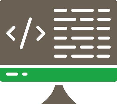 codificación monocromo lineal Arte gráfico vector