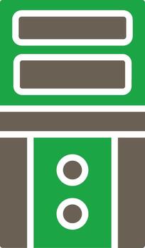 Cases Shadowed Flat UI Design vector