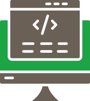 frente final web establecido diseño elemento vector