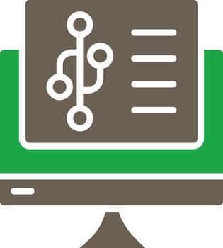 Version Control Modular Graphic Form vector
