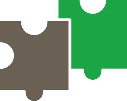 Puzzle Gradient Color Style Form vector