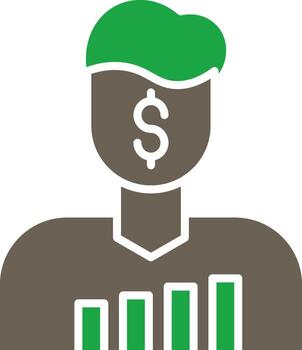 Trader Futuristic Mobile App Badge vector