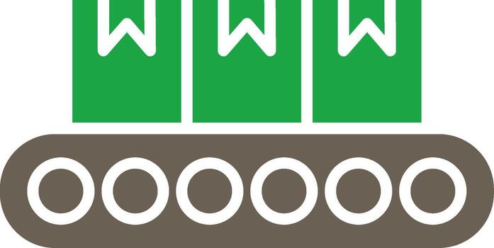 Conveyor Clean Frame Design Object vector