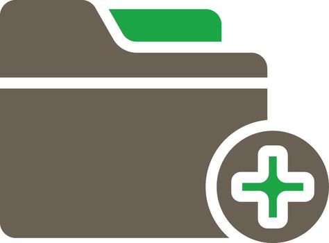 New Folder Three Dimensional Interface Shape vector