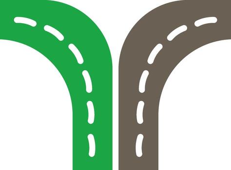 Split Monotone Sketch Style Design vector