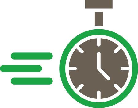 Time User Interface Design Mark vector