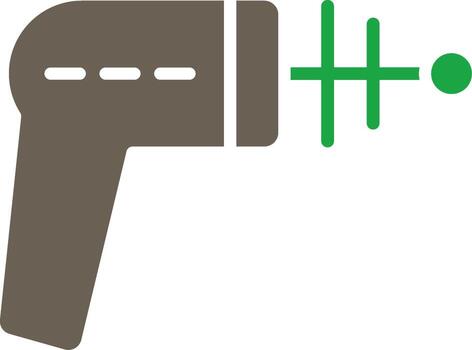 Laser Coded User Interface Symbol vector