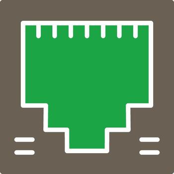 Ethernet Smooth User Interface Symbol vector