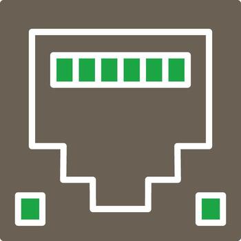 Port Minimal Graphic Visual Element vector