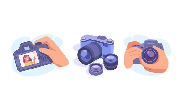 Key Aspects of Photography Essential Cameras and Various Capture Techniques Explained vector