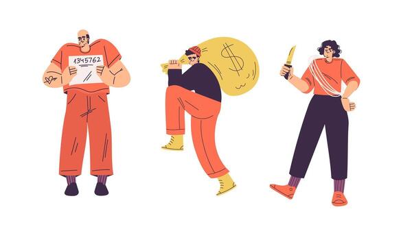 Dynamic Characters Expressed in Vibrant and Engaging Styles That Capture Attention vector