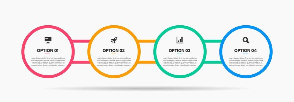 Line Infographic Design Templates with Icons and 6 Options or Steps. Suitable for Process Diagram, Presentations, Flow Chart, Infographic. vector