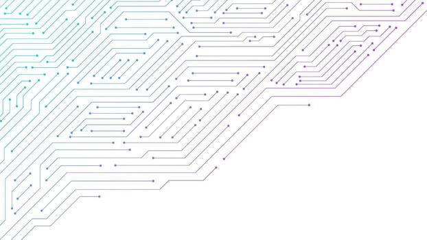 Circuit board technology digital connection network artificial intelligence. Electronic motherboard, chip, processor, semiconductor and cpu element vector