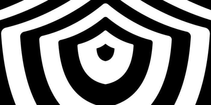 Black and white background shield pattern, attractive design. Suitable for your project. vector