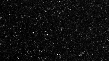 Loop flickering flow white particles animation abstract background video