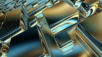 exklusiv rörelse över pärlemorskimrande kakel, elit bakgrund terar metallisk glöd och distinkt konstnärlig unik design video