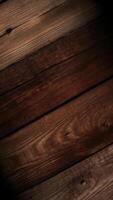exclusivo de madeira decks rotação exibindo bem artesanato e rico madeira grão superfície para elegante estoque visuais video