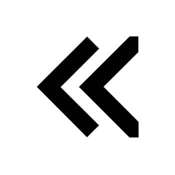 minimalista negro flecha símbolo para direccional navegación y diseño elementos vector